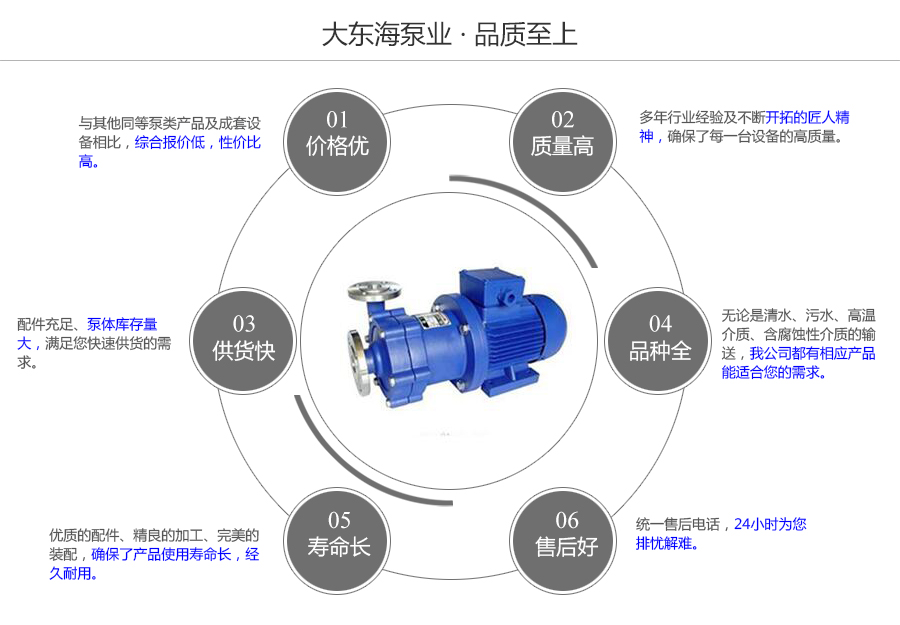 大東海泵業不銹鋼磁力泵質量保證圖